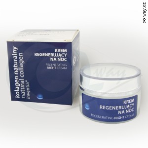 Nočný regeneračný kolagénový krém s Matrixylom TM 3000 rady Natural Collagen 